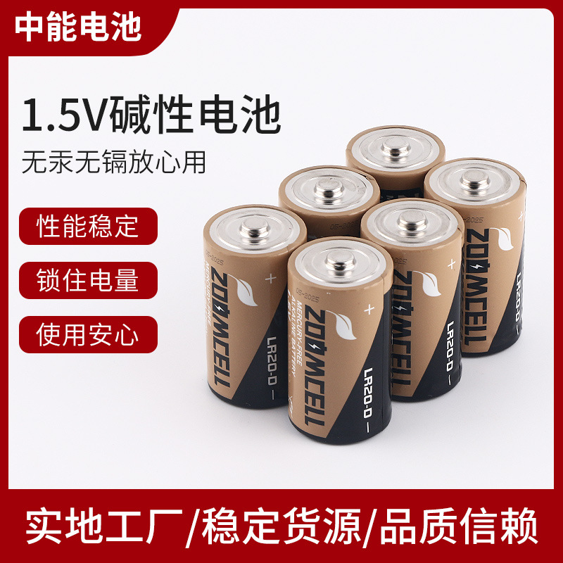 LR20電池1.5V 1號(hào)堿性電池